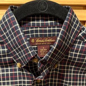 Brooks Brothers Non-Iron Plaid Button-Down Shirt